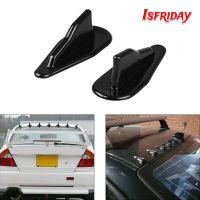 10Pcs Universal Rear Roof Shark Fins Spoiler Wing Kit Car Roof Spoiler Bumper Spoiler Shark Fin Diffuser Vortex Generator