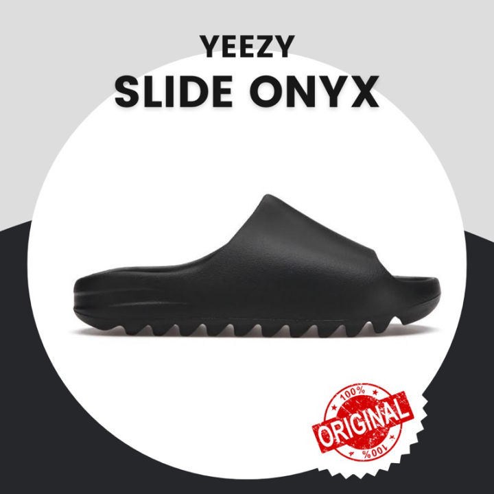 Adidas Originals Yeezy Slide Onyx SERIES beach slippers for men and