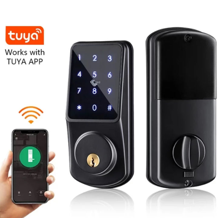 Tuya Wifi APP Smart Remote Control Fingerprint Biometrics Password Card ...