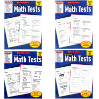 Academic success with math tests for American primary school students 4 volumes of homework for primary school students after class