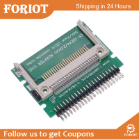 Foriot  ดีมอร์อุปกรณ์เก็บข้อมูลขนาดกะทัดรัดไปยัง IDE อะแดปเตอร์เมมโมรีการ์ด CF 2.5นิ้ว44Pin ตัวผู้แล็ปท็อป IDE SSD การ์ดอะแดปเตอร์ HDD