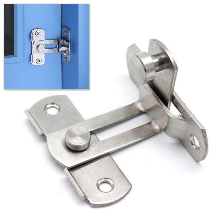 1x Stainless Steel Lock Tool For Sliding Barn Door Buckle Latch Gate