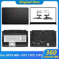 J28ใหม่สำหรับ GF75 MSI MS-17F5 MS-17F1ที่หน้าจอ LCD สำหรับแล็ปท็อปฝาหลัง/ฝาปิดโน้ตบุค/บานพับ/ที่วางแขน/เคสด้านล่างหน้าจอฝาหลัง17.3"