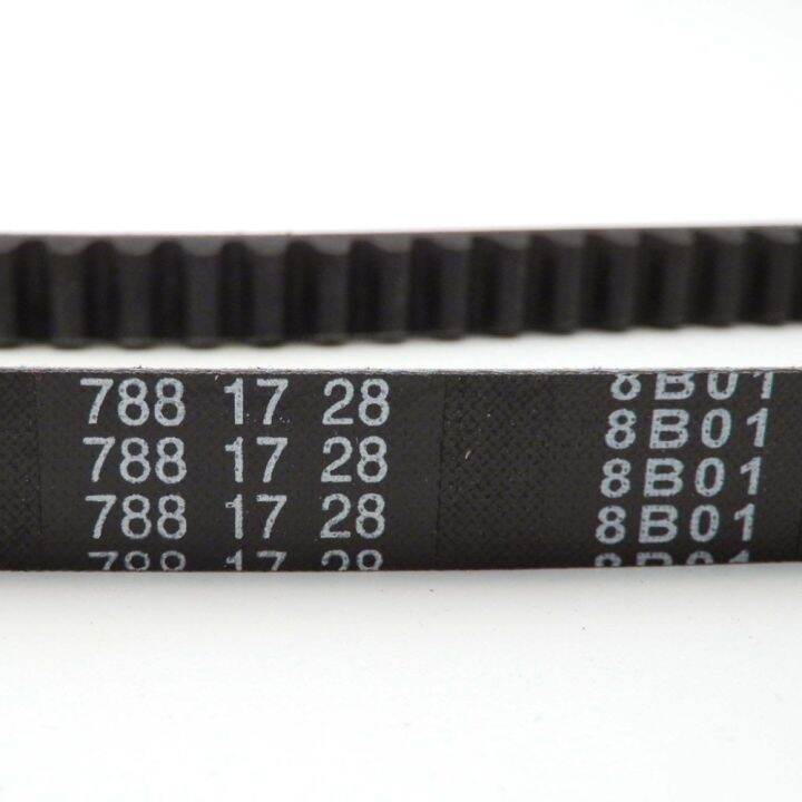 สายพานขับ788-17-28สำหรับจีนสกู๊ตเตอร์จักรยานยนต์788-17-28-cvt-50cc-2จังหวะสายพาน-lpd3732สายพาน