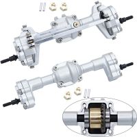 FMS CNC Asse Portale Anteriore Posteriore Completto Con Ingranaggio Differenziale ต่อ1/24 K5 FCX24 Xiaoqi พาวเวอร์ WAGON ชิ้นส่วนอัพเกรดรถยนต์ตีนตะขาบ RC