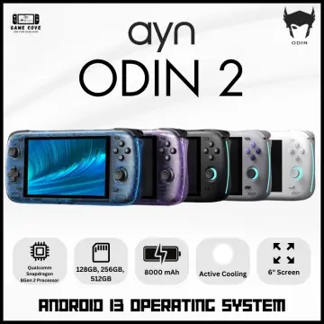 New 5.98 Inch Ayn Odin Pro Handheld Game Console 8G+256GB SD845 Win 11  Android 11 Retro Video Games Players With Wifi TV Out Box