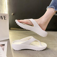 Womens Flip Flops Thong Sandals Thick Bottom Platform Sea Summer Soft Bathroom Slippers Pillow Slides Outdoor Indoor Shoes