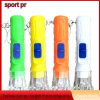 SPORT PR 10Pcs ของเล่นโคมไฟ ไฟฉายขนาดมินิ สีแบบสุ่ม ของขวัญงานเลี้ยงวันเกิด ไฟฉายแอลอีดี ทนทานต่อการใช้งาน แบบพกพาได้ ไฟพวงกุญแจ เด็กเด็กๆ