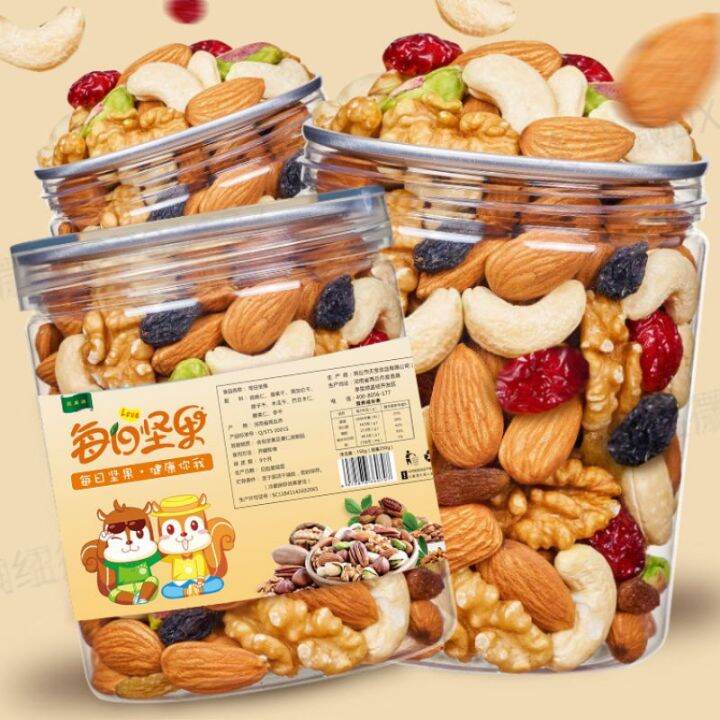 Daily Nuts Mixed Nuts Mix Nuts Dry Fruit Cashew Nut Kacang 每日坚果 含罐装250g