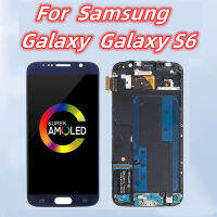 5.1 "AMOLED สำหรับ SAMSUNG Galaxy S6จอแอลซีดี G920F G920A จอแสดงผล Touch Screen Digitizer สำหรับ Samsung S6จอแอลซีดี G920F เงาสีแดง