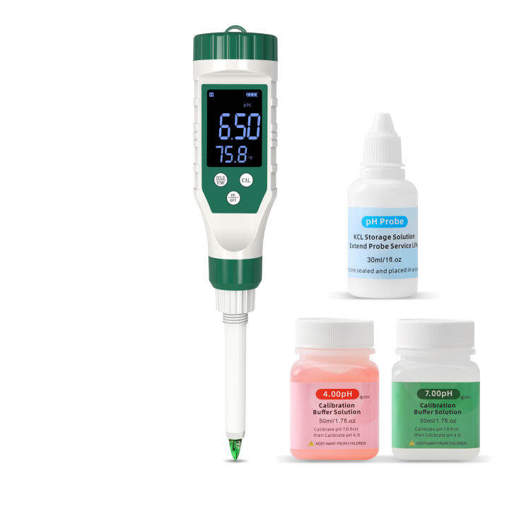 RCYAGO pH Meter for Food, Food pH Tester with High Accuracy pH Probe