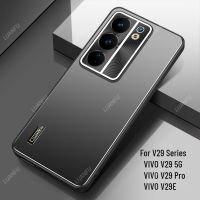 เคสสำหรับ Vivo V29E / V29 Pro/ V29 5G เคสฝาหลังด้านกันลื่นกันการตกกระแทกทำจากโลหะฝาปิดเลนส์เคสโทรศัพท์กันกระแทก