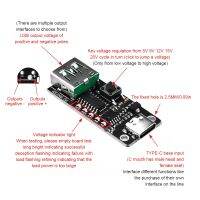 100W 5A Type-C USB QC Decoy Trigger Board 5V 9V 12V 15V 20V Output PD 2.0 3.0 Trigger Adapter Cable Connection Polling Detector Electrical Circuitry