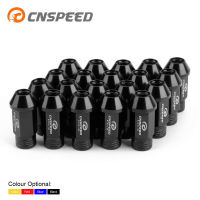 CNSPEED 7075-T6อลูมิเนียมล้อ Lug Nuts M12x1.25 50MM Racing Lug Nuts สีแดงสีฟ้าสีดำทองถั่ว20ชิ้นเซ็ต YC101326