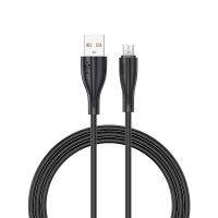 JOYROOM S-M405 2.4A Micro USB To USB สายชาร์จ PVC ข้อมูลความยาว: 1M (สีดำ)