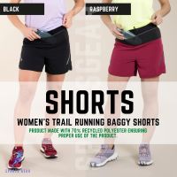 EVADICT กางเกง กางเกงขาสั้นวิ่งเทรล สำหรับผู้หญิง ( WOMENS TRAIL RUNNING BAGGY SHORTS  ) กางเกงขาสั้น กางเกงกีฬา กางเกงกีฬาขาสั้น