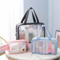 PU Leather Makeup Holder Portable Makeup Case Clear Cosmetic Bag Travel Toiletry Organizer Waterproof Makeup Bag