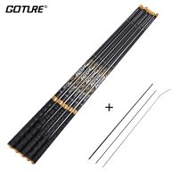 Goture SEEKER 24T Carbon Fiber Telescopic Fishing Rod Stream Hand Pole Carp Feeder Tenkara Fishing Rods 3.6m 4.5m 5.4m 6.3m 7.2m