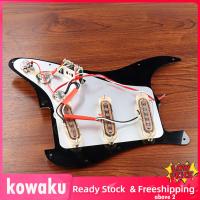 Kowaku Prewired Pickguard กีตาร์สำหรับปิ๊กอัพสไตล์กีตาร์ปิ๊ก Sss