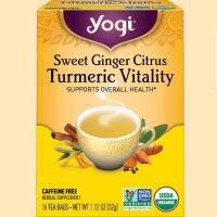 Premium for U?ชา YOGI TEA WELLNESS TEA BOX ชาสมุนไพรออแกนิค เพื่อสุขภาพจากอเมริกา? Sweet Ginger Citrus