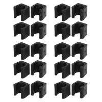 【LZ】™  Billiards Cue Locating Clip Holder Easy Installation 1.4cm Black Pool Stick Clips Plastic Compact for Home