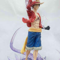 การจำลองรูปปั้น Luffy ประดับฉากเครื่องประดับแบบพกพาและน้ำหนักเบาสำหรับห้องนั่งเล่นตกแต่งเดสก์ท็อป