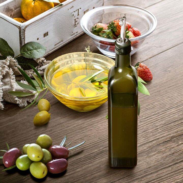 glass-olive-oil-bottle-500-ml-green-oil-and-vinegar-bottle-with-pourer-and-funnel-olive-oil-carafe