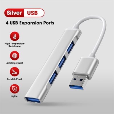USB C HUB 3.0 Type C 3.1 4 Port Multi Splitter Adapter OTG For Lenovo HUAWEI Xiaomi Macbook Pro 13 15 Air Pro PC Accessories