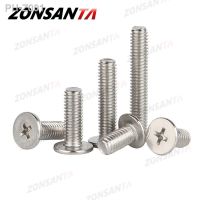 ZONSANTA M2 M2.5 M3 M4 M5 M6 304 Stainless Steel Cross Phillips Ultra Thin Super Flat Wafer Head Screw notebook Laptop Bolt