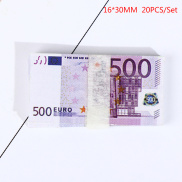 Dingdaocunz 20 cái bộ Nhà Búp bê đồ chơi mô phỏng Euro bỏ túi mô hình thu