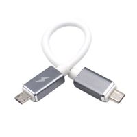 ไมโคร USB ตัวผู้กับข้อมูลอะแดปเตอร์ตัวผู้ขนาดไมโครและสายชาร์จ17ซม.