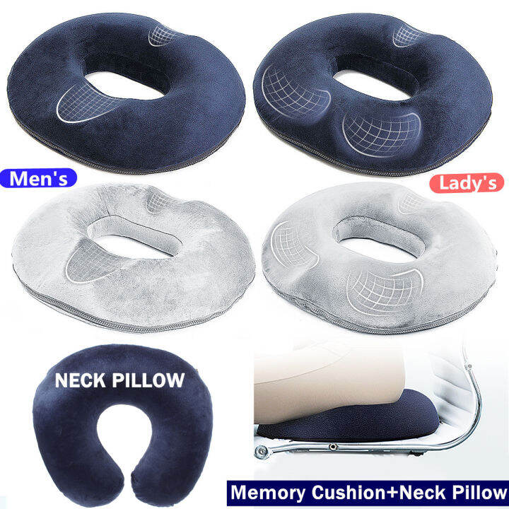 Office Chair Cushion Hemorrhoid Seat Cushion Memory Foam Hip Support