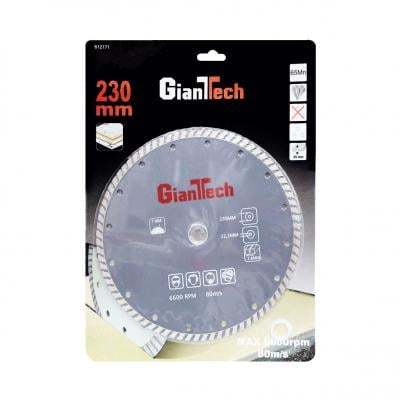 "ถูกชัวร์"ใบตัดเพชร GIANTTECH รุ่น 612171 ขนาด 230 x 2.6 x 22.2 มม.*ส่งด่วนทุกวัน*