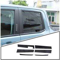 Car Door Window Pillar Post Cover Trim for Ford Maverick 2022 2023 Accessories ,Carbon Fiber Pattern