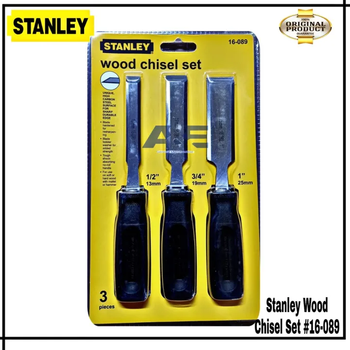 Stanley Wood Chisel Set 3 Pcs Set 16089 Lazada PH