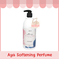 (ฝาดำล็อตใหม่) Aya Softening Perfume เอย่า ซอฟเทนนิ่ง เพอฟูม โลชั่นน้ำหอม 750g.