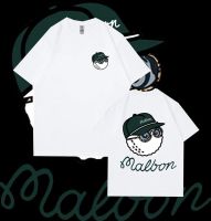 เสื้อยืดฮิปฮอปใหม่สไตล์เกาหลี Malbon กางเกงเล่นกอล์ฟเสื้อยืดผ้าฝ้ายท็อปส์ซูคอรอบใหม่ฤดูร้อนขายส่งราคาถูกเสื้อยืดแบรนด์ Xs-3xl ผู้ชายสไตล์ป๊อปยูนิเซ็กส์