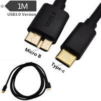 【❂Hot On Sale❂】 d7zaa4b 0.5M 1M 1.8M Usb 3.1 Type-C เป็น Usb 3.0 Micro B ปลั๊กตัวผู้ได้อย่างรวดเร็วสายเชื่อมต่อข้อมูลสำหรับ Macbook ฮาร์ดไดรฟ์เสริมดิสก์