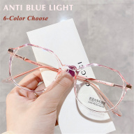 Anti Radiation Glasses Women Men Round Frame Clear Lens Eyeglasses TR90 thumbnail