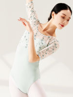 บอดี้สูทชุดเต้นรำหญิงโมเดิร์นบัลเล่ต์แอโรบิกยิมนาสติกผู้ใหญ่ Backless Dance Yoga Strap