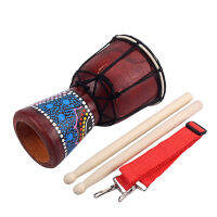 แบบสุ่มมืออาชีพ Djembe แอฟริกันแบบดั้งเดิมชาติพันธุ์สไตล์ไม้มือกลอง4นิ้วโฮมออฟฟิศตกแต่งของขวัญวันเกิด