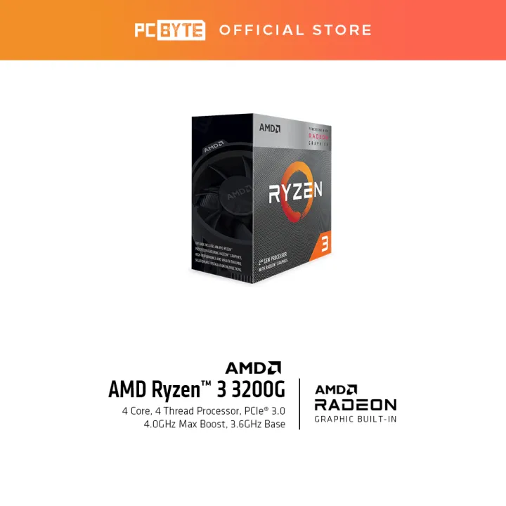 Amd Ryzen 3 30g With Radeon Vega 8 Graphics Processor Lazada