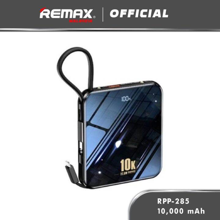 Remax RPP-51 20000mAh Build-in Cable Mini Powerbank QC 22.5W+PD 18W ...
