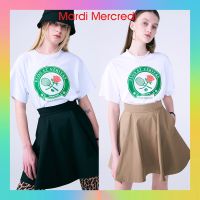 【New】Mardi Mercredi เสื้อยืดผู้หญิง ของแท้ 100% ลายเทนนิส Mardi 2 สี