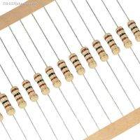 ♛ 100pcs 1/4w 0.25W 5 Carbon Film Resistor 1R 1M 2.2R 10R 22R 47R 51R 100R 150R 470R 1K 4.7K 10K 47K 1 2.2 10 22 47 51 100 ohm