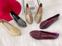 Niwa shoes  รองเท้า แฟชั่น   ไม่มีส้น  เป็นหนั่ง PU นิ่ม ใสสบาย  รุ่นop-3