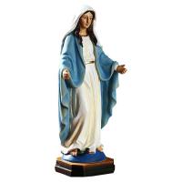 2022ที่ดีที่สุด Virgin Mary รูปปั้นแม่ Madonna รูปปั้น Polyresin Craft รูปปั้นสี Lady Of Grace Figurine 8.8คาทอลิกศาสนาของขวัญ