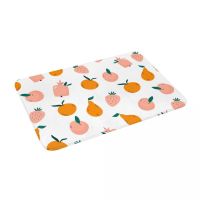 Juicy Ripe Fruits Non Slip Absorbent Memory Foam Bath Mat for Home Decor/Kitchen/Entry/Indoor/Outdoor/Living Room