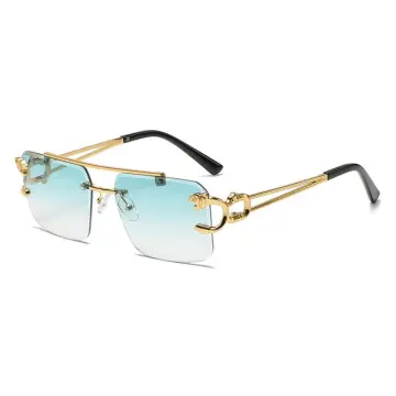 CATERSIDE Retro Square Sunglasses Men Women 2022 Luxury Brand