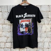 H เสื้อวง BLACK SABBATH รับประกันแท้ 100% นำเข้าจาก USA t-shirt